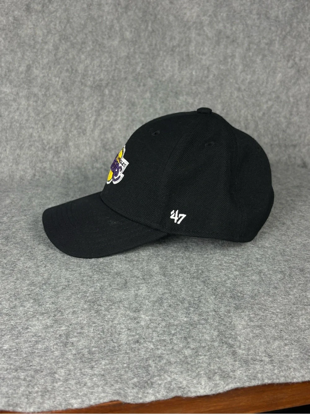 Los Angeles Lakers ’47 Brand Black Adjustable Youth Hat NBA